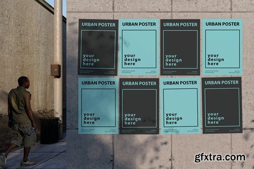 Urban Poster Vol.03 - Mockup Template VR 6R56J8J