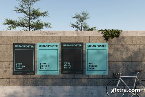 Urban Poster Vol.03 - Mockup Template VR 6R56J8J