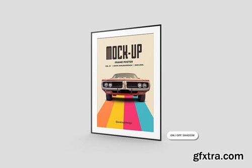 Wall Frame Poster Mockup RFY8WWQ