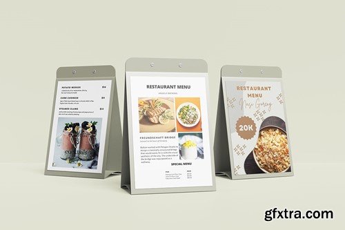 Restaurant Menu Mockup ACXYZLP