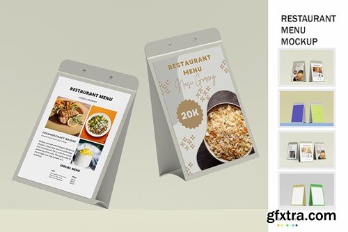 Restaurant Menu Mockup ACXYZLP