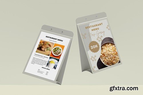 Restaurant Menu Mockup ACXYZLP