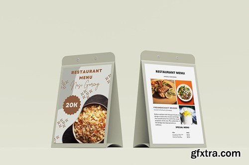 Restaurant Menu Mockup ACXYZLP