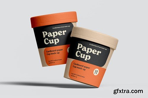 Cardboard Cup Mockup 2NGWQZC