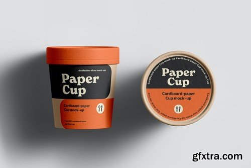 Cardboard Cup Mockup 2NGWQZC