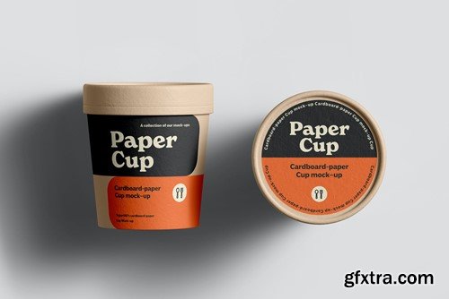 Cardboard Cup Mockup 2NGWQZC