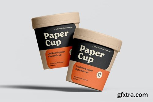 Cardboard Cup Mockup 2NGWQZC