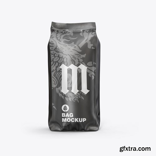 Set Kraft Food Bags Mockup AZPK33Q