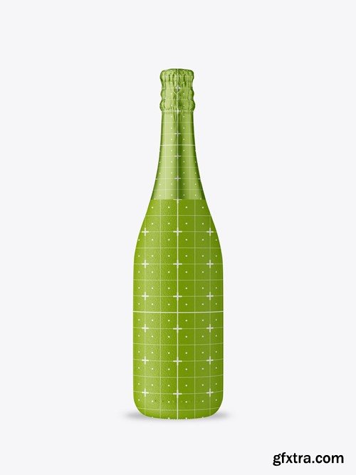 Glass Champagne Bottles Mockup SSDXDN3