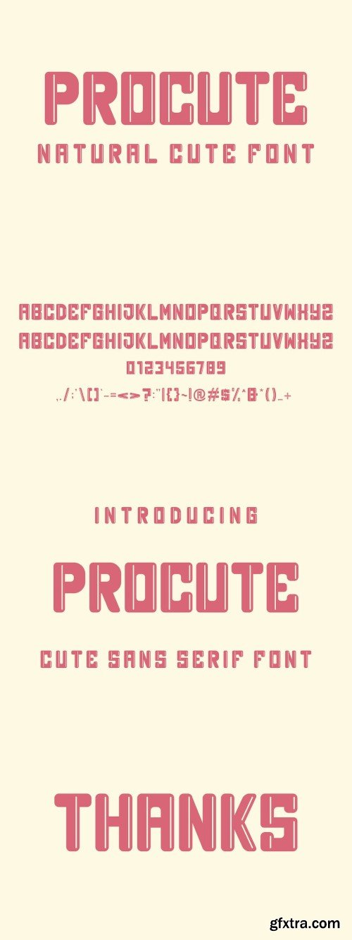 Procute Sans Serif Modern Font