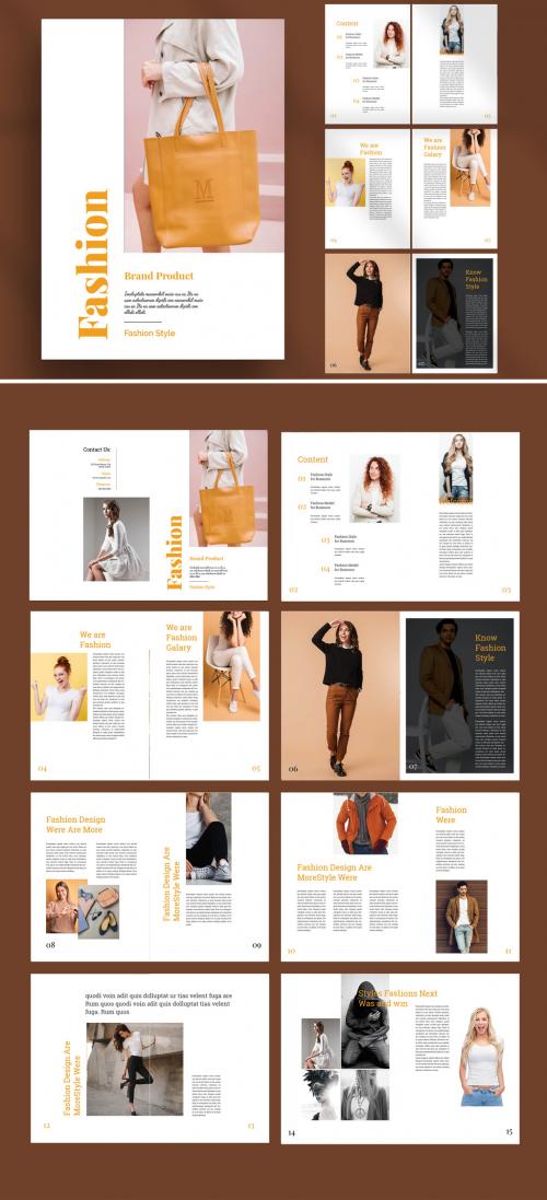Fashion Style Magazine Template 565001754