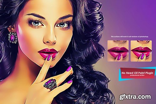 Vector Painting Photoshop Action HB3UJWT