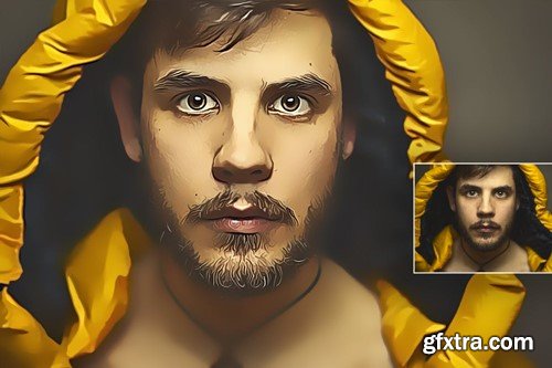 Vector Painting Photoshop Action HB3UJWT