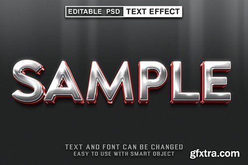 Glossy Editable Psd Text Effect ZZ8UFEZ