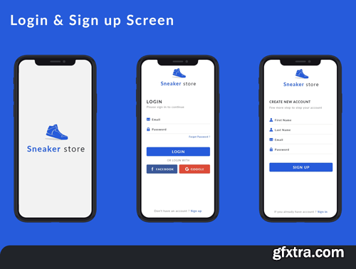 Sneaker Store - App Ui Kit Ui8.net