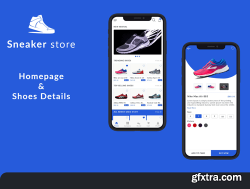 Sneaker Store - App Ui Kit Ui8.net