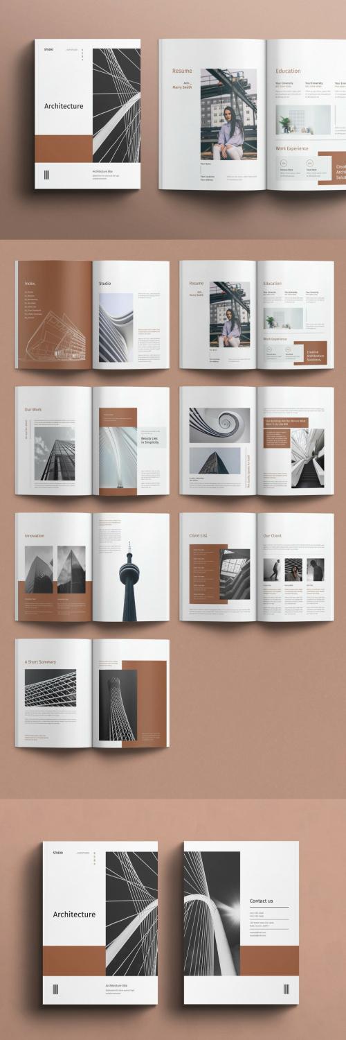 Architect Brochure Template 566231066