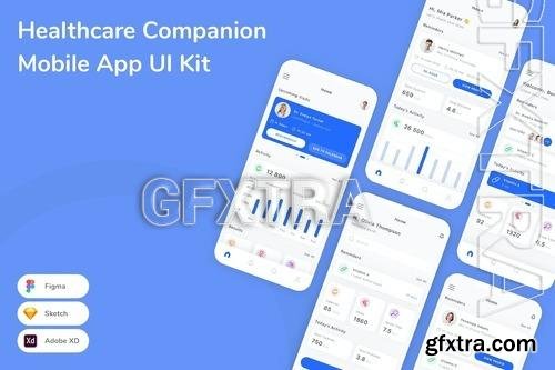 Healthcare Companion Mobile App UI Kit H2KBV4Q