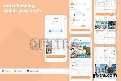 Hotel Booking Mobile App UI Kit 9LLW6HL