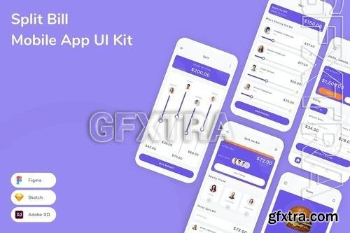 Split Bill Mobile App UI Kit N85UR5H