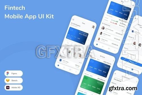 Fintech Mobile App UI Kit TC25MAL