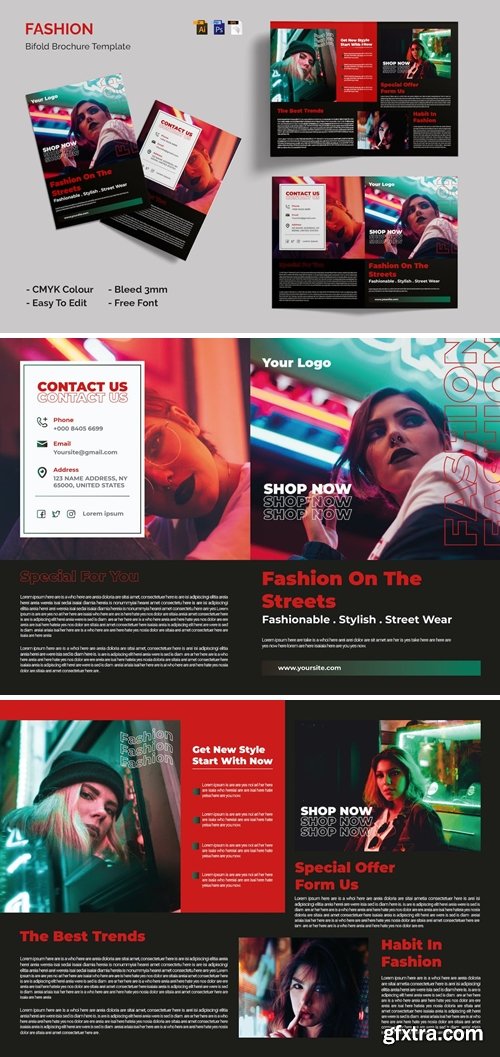 Fashion Street - Bifold Brochure H325GVZ