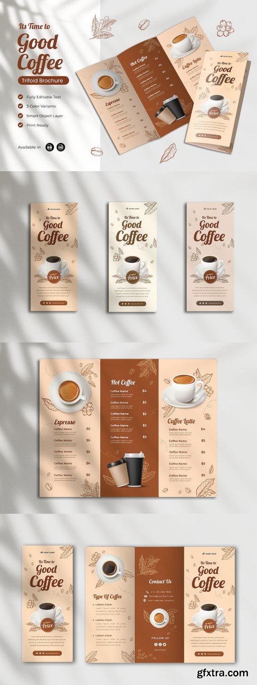 Coffee Shop Brochure Template
