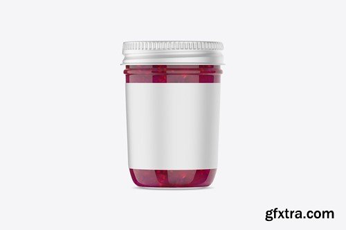 Raspberry Jam Jar Mockup BSWZEGC