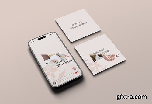 Social Media Post and Story Mockup LTXGAH2