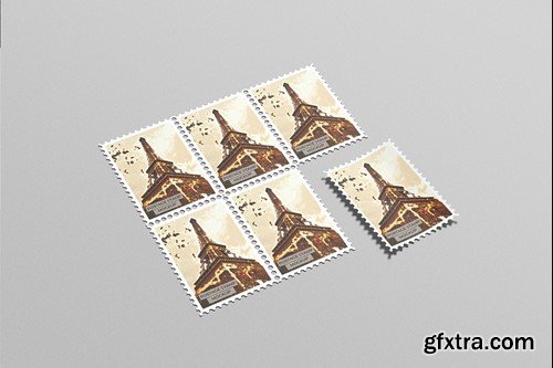 Postage Stamp Mockup PCVATB4