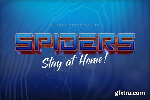 Spiders Text Effect HQP24DA