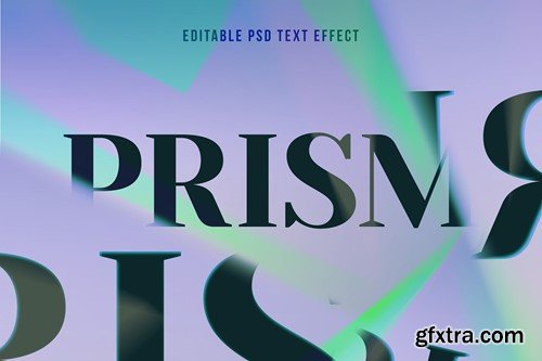 Text Effect Prism Mockup J3KYSXR