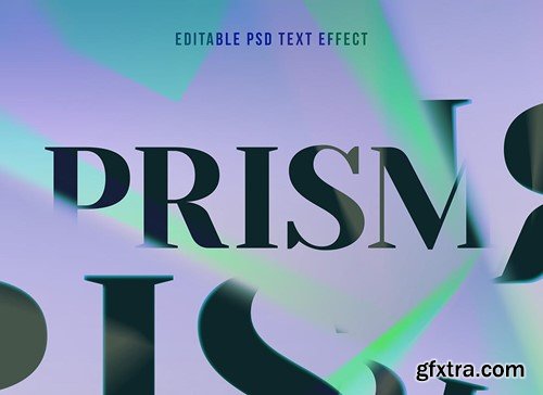 Text Effect Prism Mockup J3KYSXR