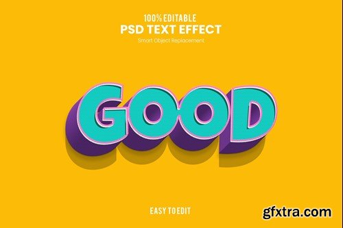 Good - Bold and Fun 3D Retro Cartoon Text Effect 8UBZDUY