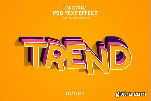 Trend - Smooth Bold and Fun 3D Text Effect TPZRCR2