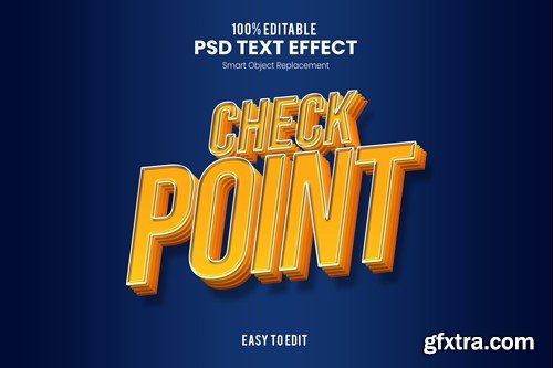 Check Point - Modern and Futuristic Text Effect PH9Q6JF