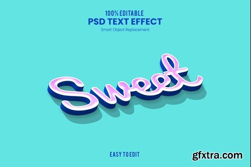 Sweet - Smooth Bold and Fun 3D Text Effect 8Z24WG7