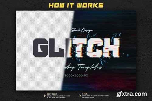 Glitch Text or Logo Effects TM65FSH