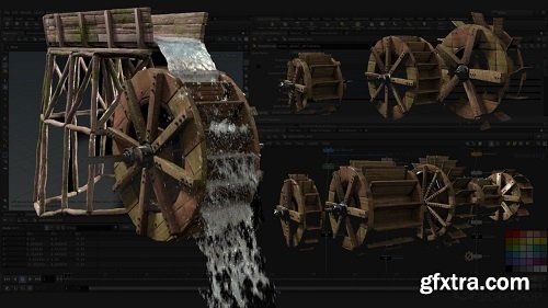 The Gnomon Workshop - Create a Procedural Waterwheel Simulation in Houdini