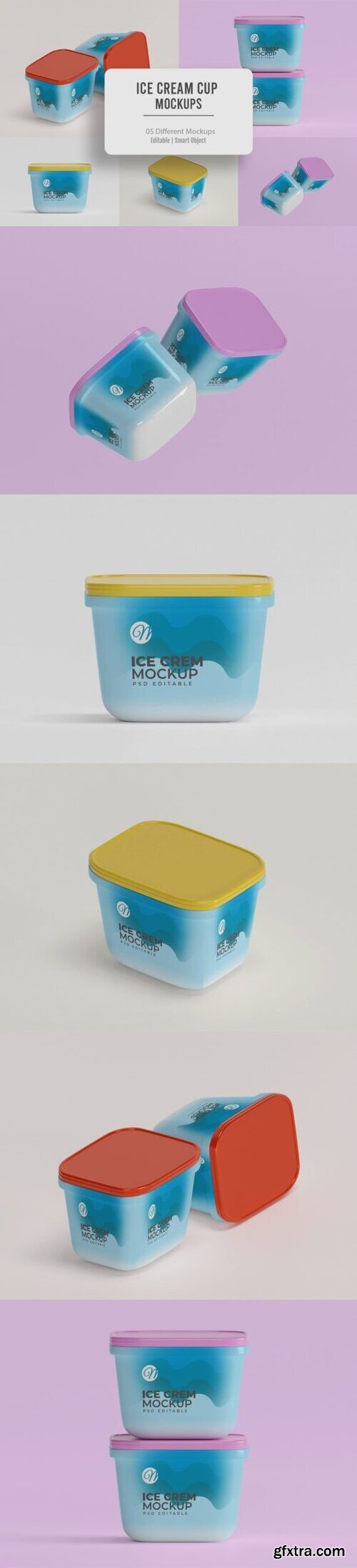 05 PSD Ice Cream Cup Mockups