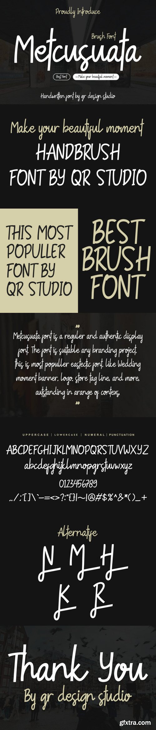 Metcusuata Font