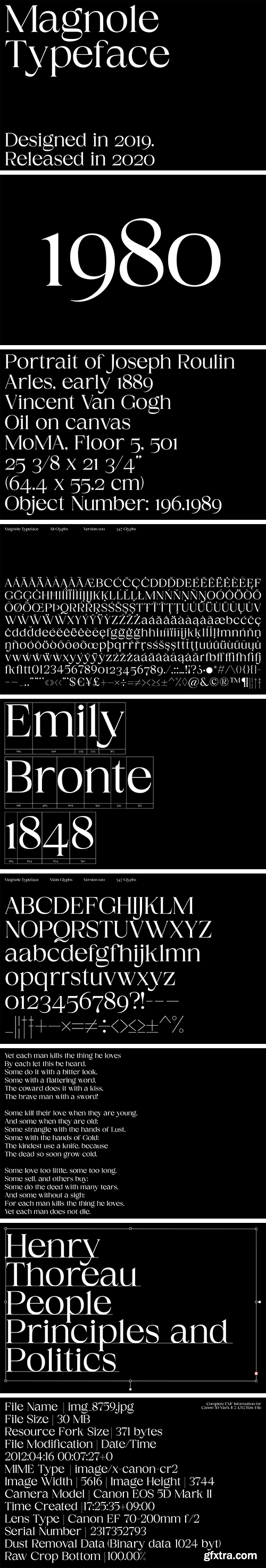 Magnole Typeface