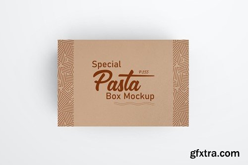 Eco Brand's Visuals Kraft Paper Food Box Mockup LBRR8ZZ