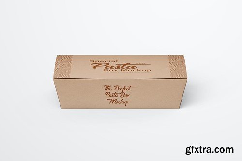 Eco Brand's Visuals Kraft Paper Food Box Mockup LBRR8ZZ