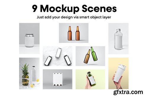 Bottle Mockups vol.4 6P2TLNQ