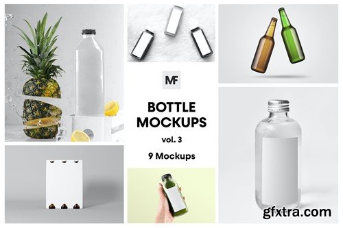 Bottle Mockups vol.4 6P2TLNQ