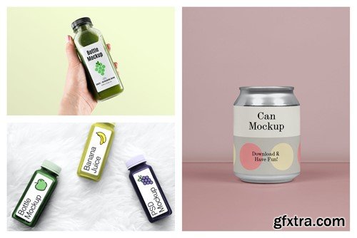 Bottle Mockups vol.4 6P2TLNQ