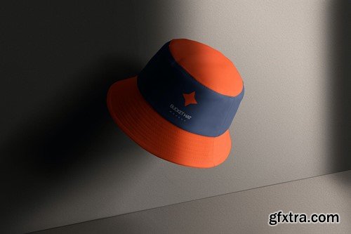 Reversible Bucket Hat Mockups 7JE7SXM