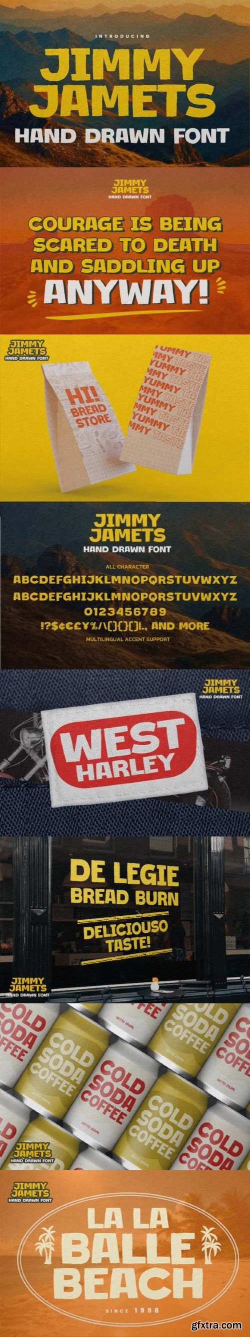 Jimmy Jamets Font