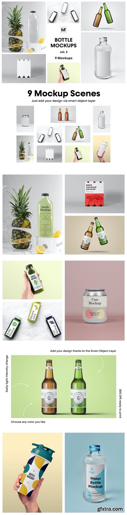 Bottle Mockups vol.4 6P2TLNQ